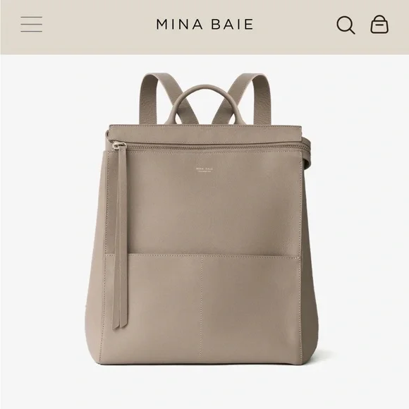 Mina Baie Harper Leather Full Mina Baie Harper Leather Bundle Diaper Bag | Neiman Marcus main image 4